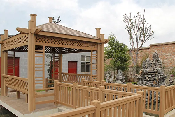 Rooftop Lounge WPC Pergola Design