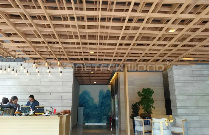 Shenzhen Lanzi Hotel WPC Ceiling - Luxury & Eco-Friendly Interior Design