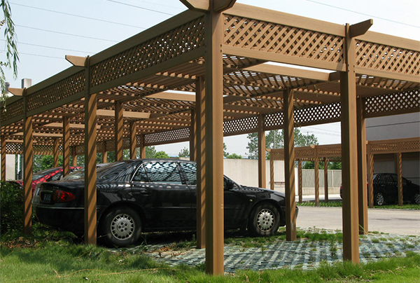 Resort Garden WPC Pergola Landscaping
