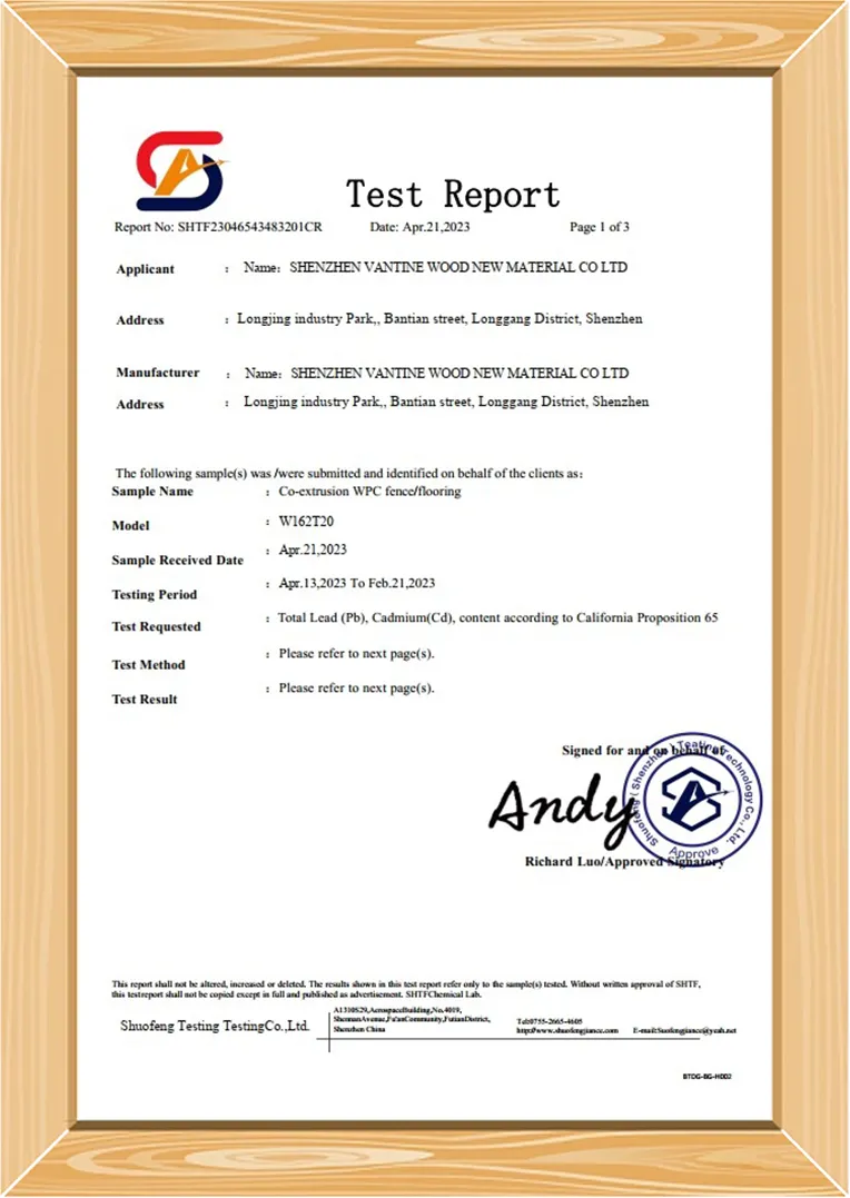 European Standard Certification
