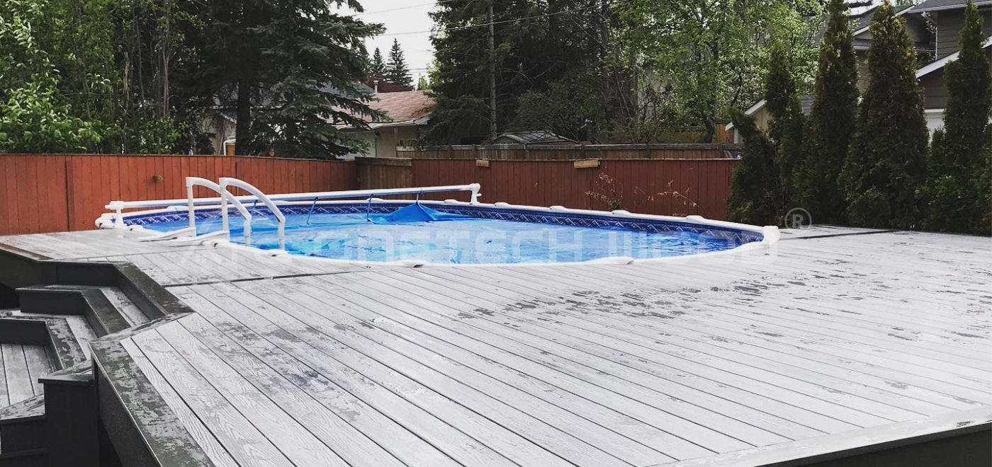 Residential Pool WPC Decking - Safe Family Leisure Area