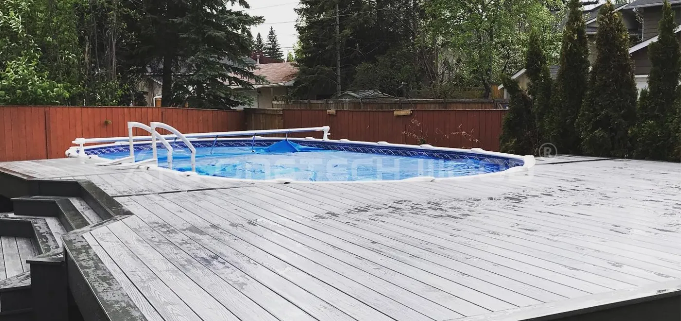 Residential Pool WPC Decking - Safe Family Leisure Area
