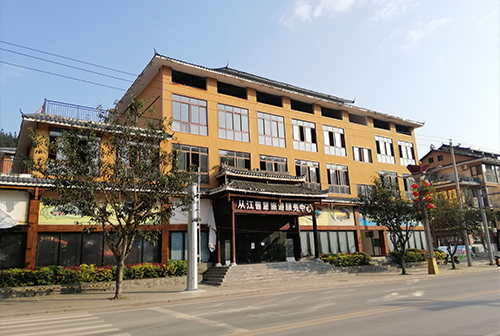 Traditional Style WPC Exterior Wall Panels - Custom Composite Panels for Cultural Building Facades