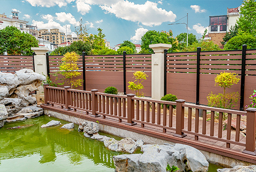 Outdoor WPC Fence, Eco-friendly Garden Fence