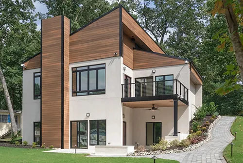 Residential WPC Exterior Wall Panels - Eco-Friendly Composite Panels for Home Renovation