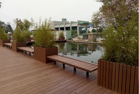 WPC Decking for Scenic Areas / Tourist Attractions