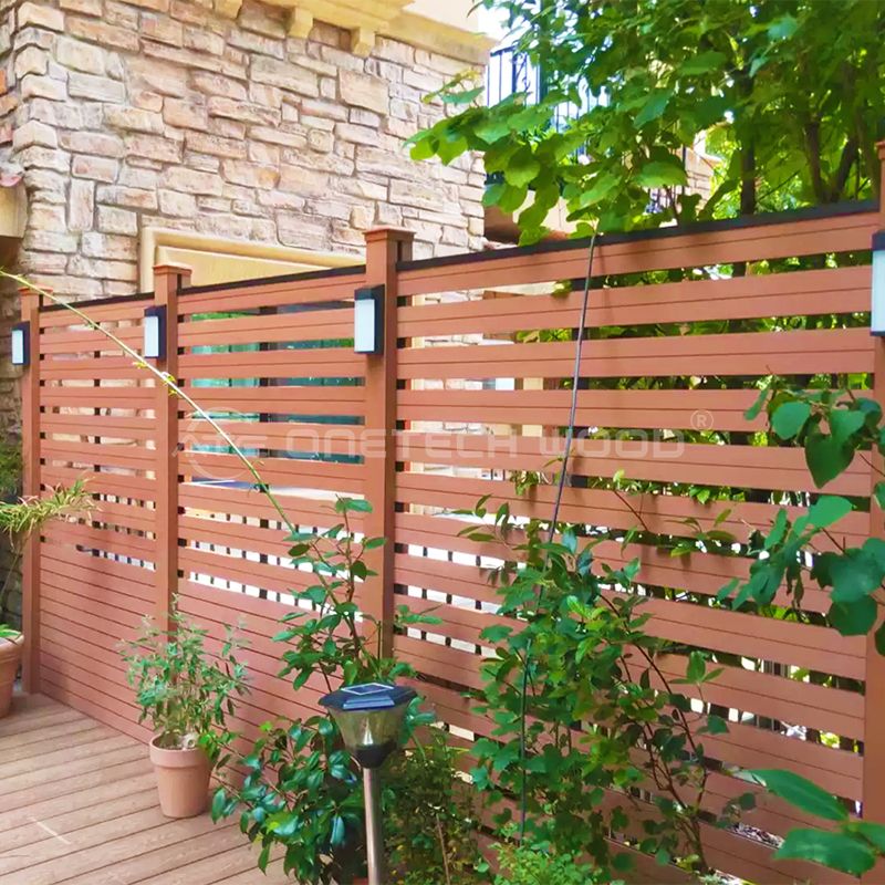 Private Garden Sealed WPC Fence