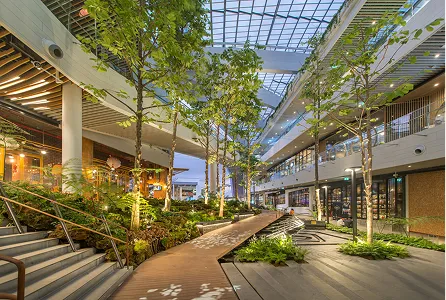 WPC Decking for Shopping Malls