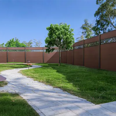 Carved WPC Fence